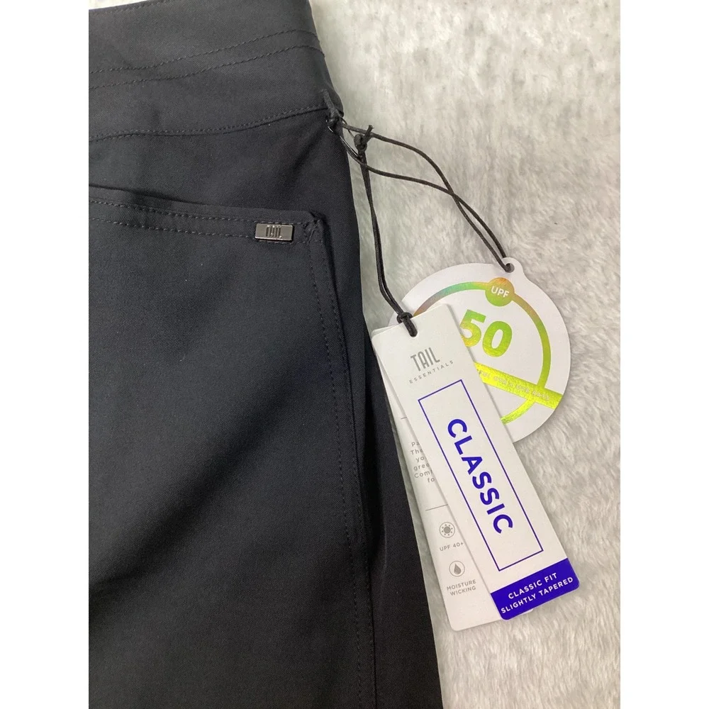 Tail Essentials Classic Skort Onyx‎ Black UPF 50 Moisture Wicking GX4355-900X 12